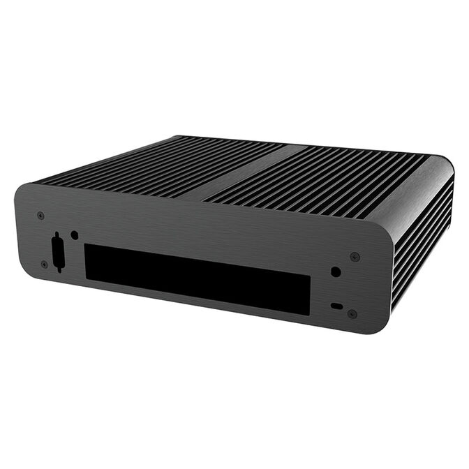 Akasa Euler TX3 PC Case, Mini-ITX Case, Intel Socket LGA1851, LGA1700, LGA120, LGA115X - black image number 2