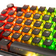 Ducky One 3 Aura Black Gaming Tastatur, RGB LED - MX-Speed-Silver (US) image number null