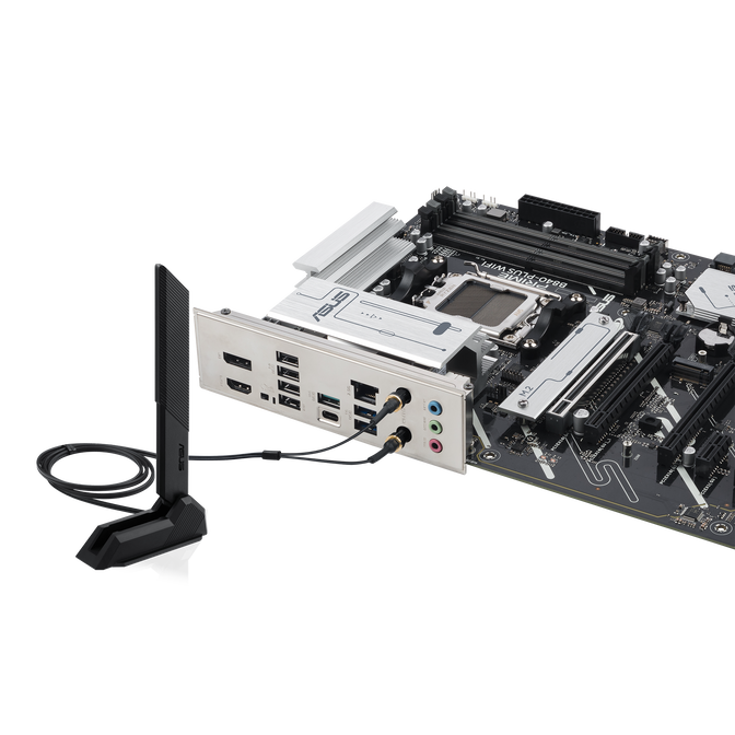 ASUS PRIME B840-Plus WiFi motherboard, Socket AM5, AMD B840, ATX, DDR5 image number 6
