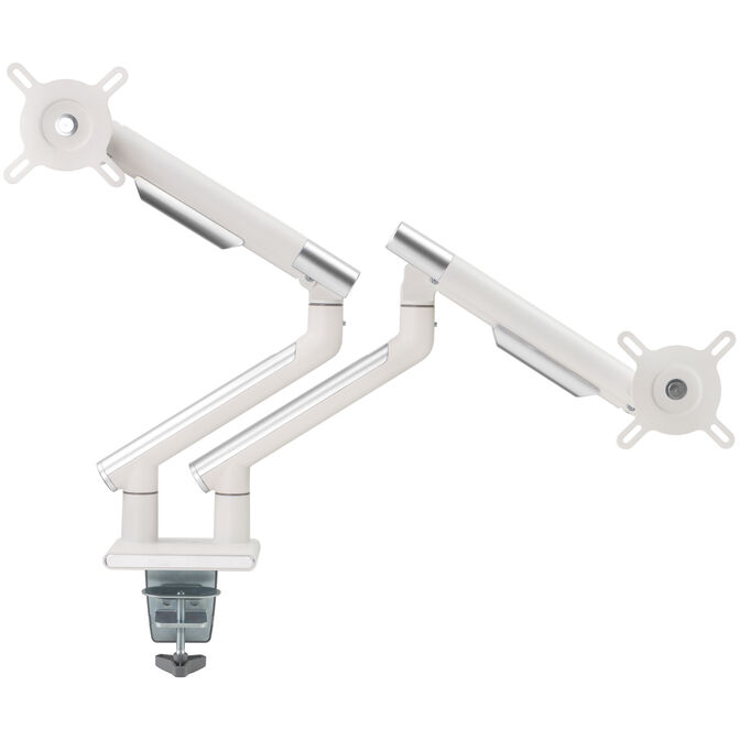 Alterzone Arm Duo Aluminium Monitor Mount - white image number 10