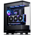 PHANTEKS Evolv X2 PC case, Mid Tower, E-ATX, Tempered Glass, DRGB - black + Glacier One 360M25 Gen2 DRGB AiO water cooling - 360mm image number null
