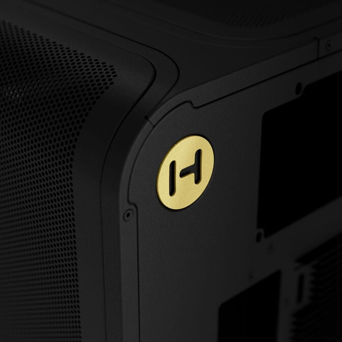 HYTE X50 Air Midi Tower - Pitch Black image number 8
