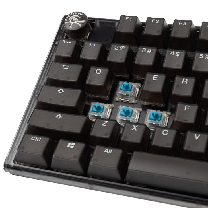 Ducky One 3 Aura Black Gaming Tastatur, RGB LED - MX-Blue (US) image number 4