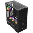 Thermaltake S380 TG ARGB PC-Geh&auml;use, Midi-Tower, ATX, Tempered Glass - inklusive 4x 120-mm-L&uuml;fter, schwarz image number null