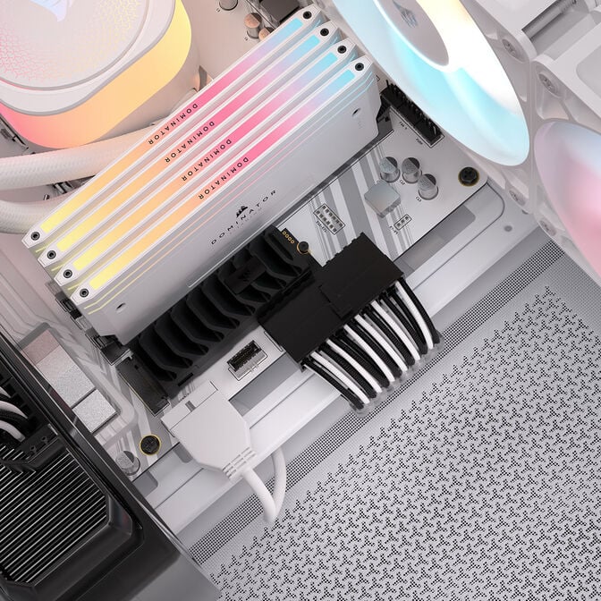 Corsair Kabelset, Type 4, DC Cable Starter Kit, einzeln ummantelt - schwarz / wei&szlig; image number 3