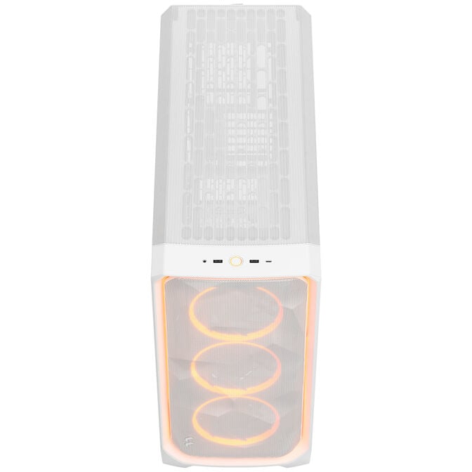 Fractal Design Meshify 3 XL Ambience Pro RGB PC Geh&auml;use - Big-Tower, E-ATX, Tempered Glass - wei&szlig; image number 2
