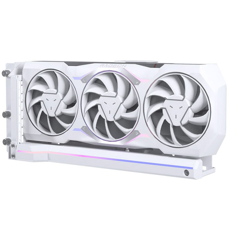 Phanteks Premium Vertical GPU Bracket + PCIe 4.0 x16 Riser Cable, DRGB - 220 mm, white image number 4