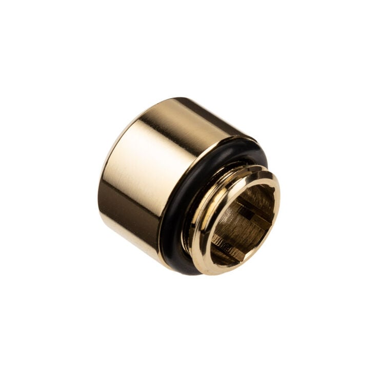 EK Water Blocks EK-Quantum Torque Micro HDP, Hardtube Fitting, 12mm - gold image number 1
