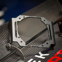 Asetek SimSports Front Mount f&uuml;r Podium Brackets - schwarz, 70 mm Lochkreis