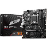 MSI Pro B650M-B, Socket AM5, AMD B650M, Micro-ATX - DDR5