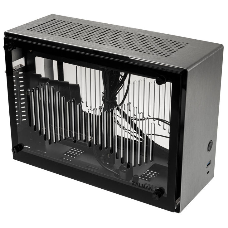 Zalman M2 Mini Mini-ITX case - silver image number 2