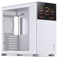 Jonsbo D41 Screen ATX Gehäuse, Tempered Glass - weiß