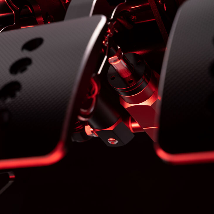 Simagic P1000i-RS Pedal Set - inverted, black image number 6
