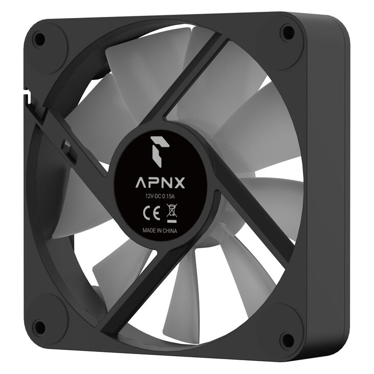 APNX FP1-Q PWM-Lüfter, RGB - schwarz, 120mm image number 8