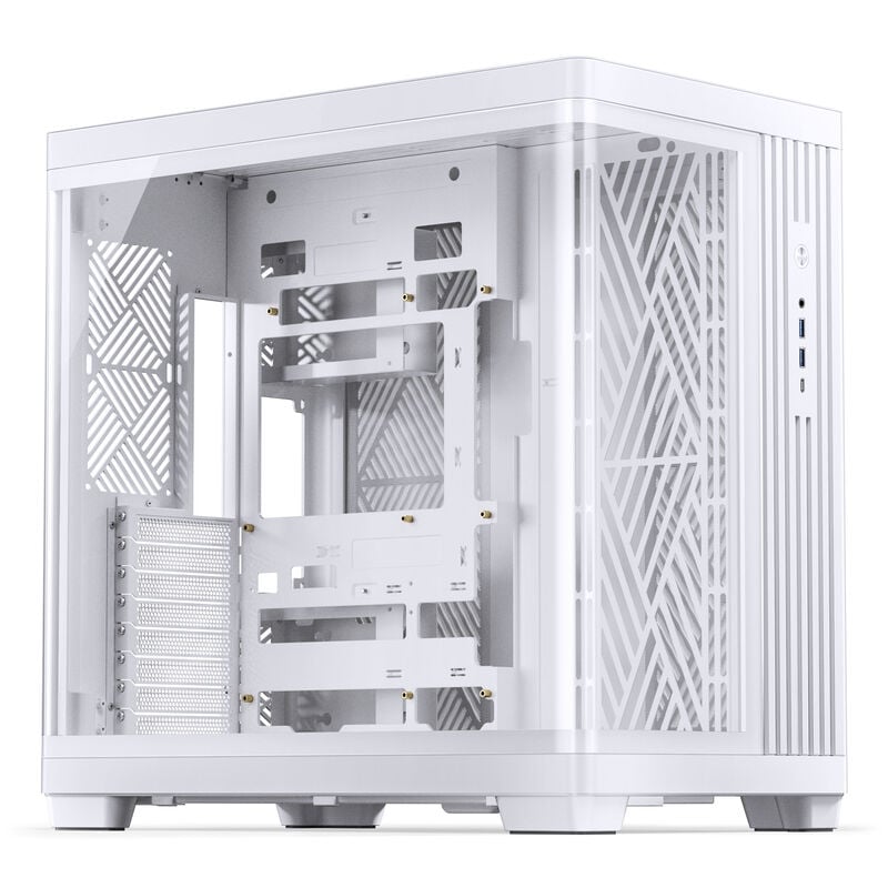 Jonsbo TK-4 Gehäuse, Midi-Tower, ATX, Tempered Glass - weiß Image