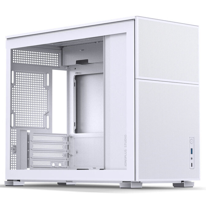 Jonsbo D31 MESH Micro-ATX Geh&auml;use, Tempered Glass - wei&szlig; image number 0