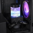 Alphacool Core 100 Aurora ARGB Ausgleichbeh&auml;lter, Acryl - schwarz image number null