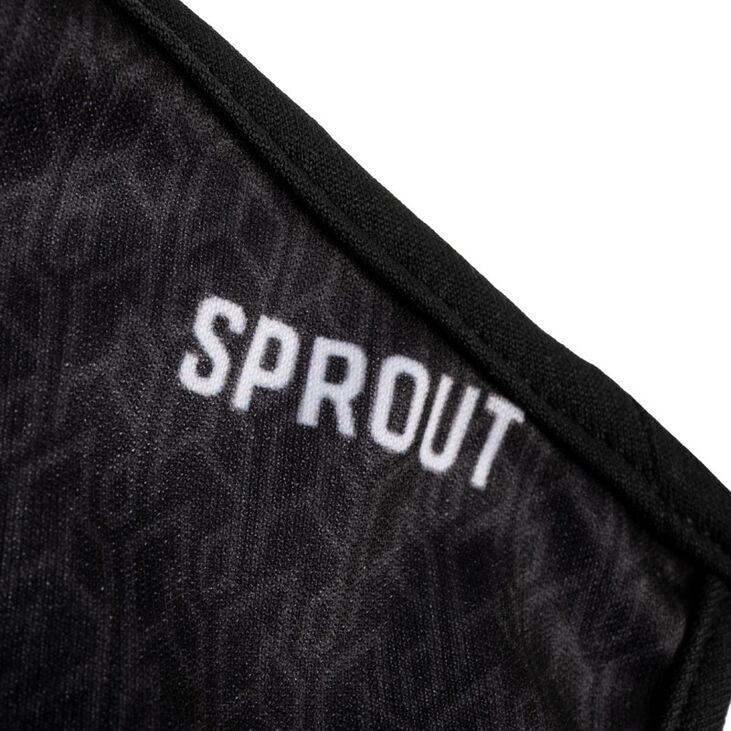 Sprout face mask for mouth and nose - black image number 5