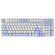 VGN V98Pro V2 Gaming Keyboard, Crystal Wine - Sea Salt (US)