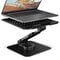 AXAGON STND-LRB Laptop-St&auml;nder, 360&deg; drehbar, Doppelgelenk, verl&auml;ngerbar  - schwarz