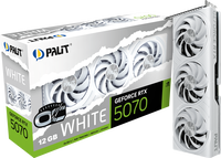 Palit GeForce RTX 5070 White OC Graphics Card, 12288 MB GDDR7