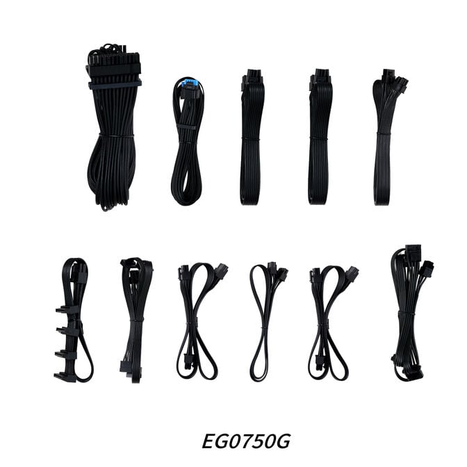 Lian Li EDGE GOLD 750 80 PLUS Gold power supply, PCIe 5.1, ATX 3.1 - 750 Watts, black image number 5