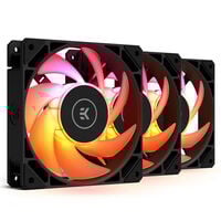 EK Water Blocks EK-Loop Fan FPT 120 DRGB PWM Lüfter, 3er-Pack, 550-2300Umin - schwarz