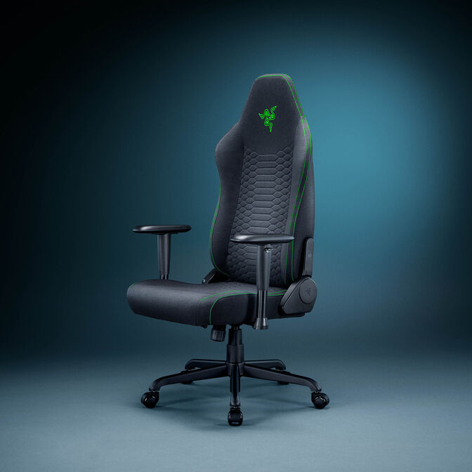 Razer Iskur V2 X Gaming Chair, integrated lumbar support, reclining - black, fabric image number 6