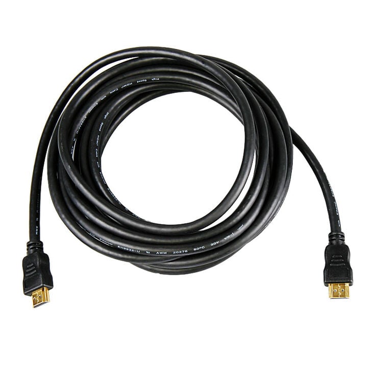 InLine HDMI Kabel High Speed mit Ethernet, schwarz - 5m image number 1