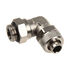 Connection 90 degrees G1/4 inch to 10/8mm angle - silver glossy image number null