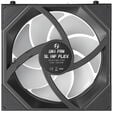 Lian Li UNI FAN SL-INF FLEX Wireless Fan, ARGB - Reverse Blade, 120mm, black, 3-pack with controller image number null