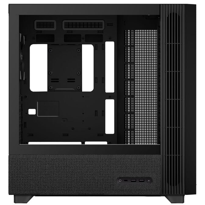 TRYX FLOVA F50 PC Case, ATX, Tempered Glass - Black image number 4