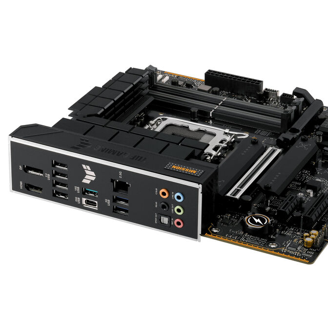 ASUS TUF Gaming B760M-Plus II Mainboard, Intel B760, Sockel 1700, Micro-ATX, DDR5 image number 4