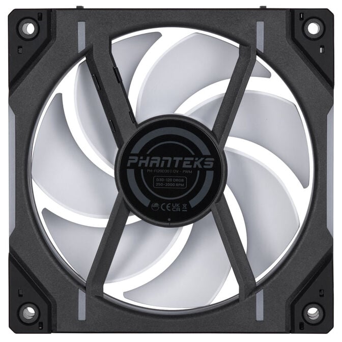 Phanteks NV7 E-ATX-Geh&auml;use, Tempered Glass, ARGB + D30 PWM Regular Airflow D-RGB L&uuml;fter, 3er Pack - 120mm, schwarz image number 15