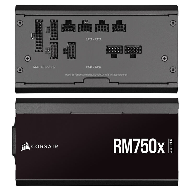 Corsair RMx Shift Series RM750x Netzteil 80 PLUS Gold, ATX 3.0, PCIe 5.0 - 750 Watt, schwarz image number 6