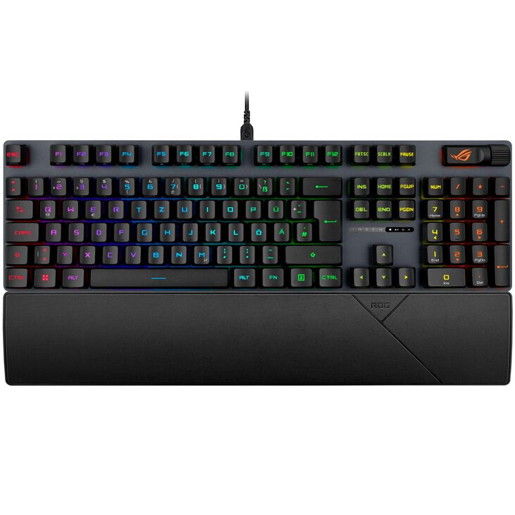 ASUS ROG Strix Scope II RX Gaming Keyboard, RGB - black, ROG RX Red Switches image number 2