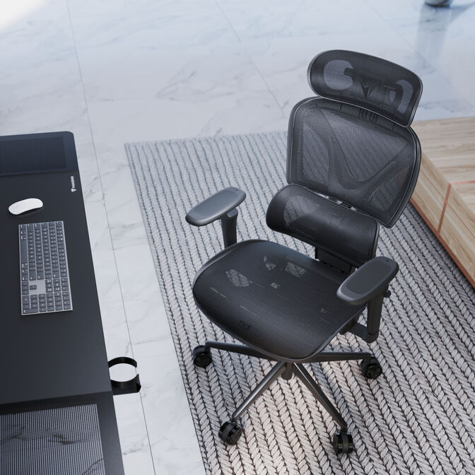 ThunderX3 XTC Pro 360 ergonomischer Gaming-Stuhl - schwarz image number 8
