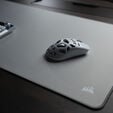 CORSAIR MM Gaming Mouse Pad, Cloth Surface, Anti-Fray Edges - 3XL, Grey image number null