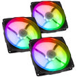 Noiseblocker NB-eLoop X B12-P ARGB, PWM - 120mm, black - 3 pack image number null