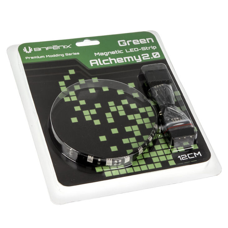 BitFenix Alchemy 2.0 Magnetic LED-Strip - 12cm, 6 LEDs, grün image number 4