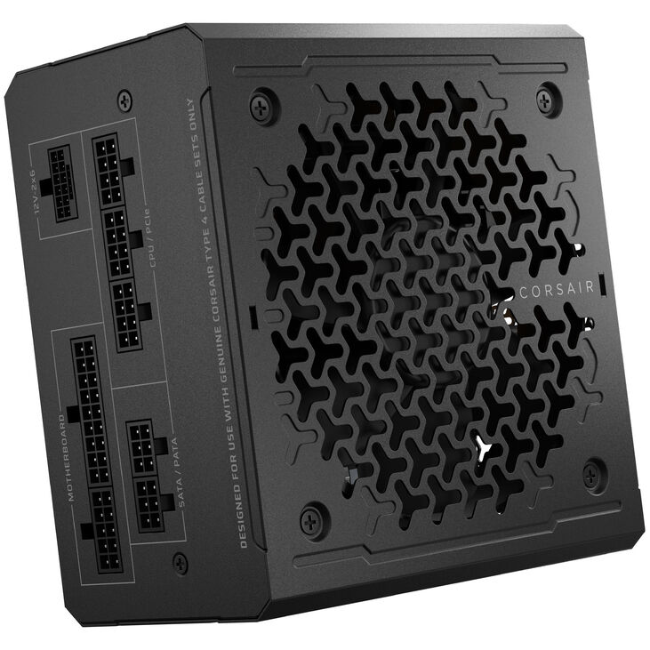 Corsair RMe Series RM850e 80 PLUS Gold Power Supply, modular, ATX 3.1, PCIe 5.1 - 850 watts, black image number 2