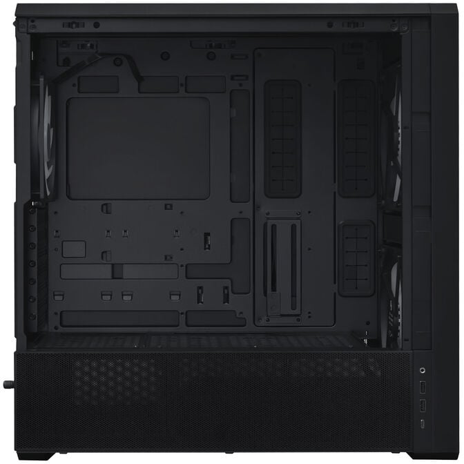 Lian Li LANCOOL 217 INF PC Case Bundle + 3x UNI FAN SL-INF 120 Reverse Blade Fans - Black image number 4