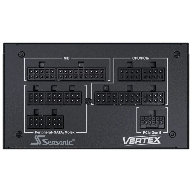 Seasonic Vertex GX 80 PLUS Gold power supply, modular, ATX 3.1, PCIe 5.0 - 1200 Watt image number 8