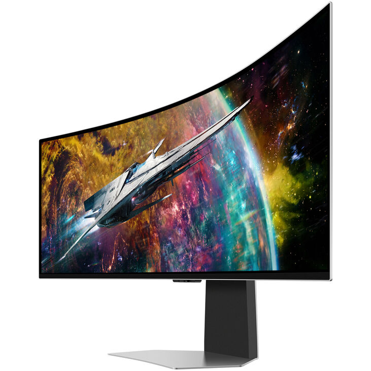 Samsung Odyssey OLED G9 G95SC, 49 inch Curved Gaming Monitor, 240 Hz, OLED, FreeSync image number 2