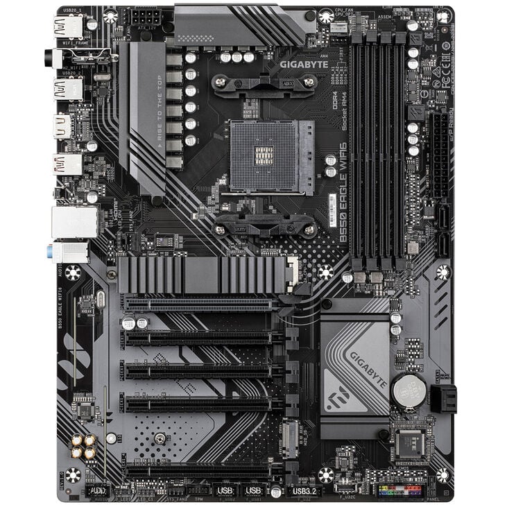 GIGABYTE B550 Eagle WiFi6 Mainboard, Sockel AM4, AMD B550, ATX, DDR4 image number 2
