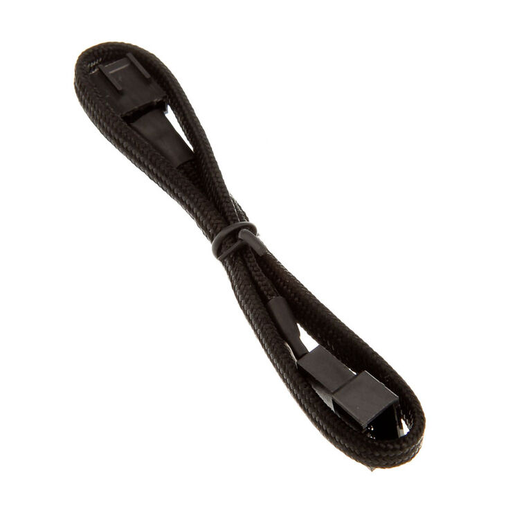 SilverStone PWM-Verlängerungskabel 30cm - schwarz image number 1
