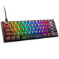 Ducky One 3 Aura Black Mini Gaming Tastatur, RGB LED - MX-Silent-Red (US)