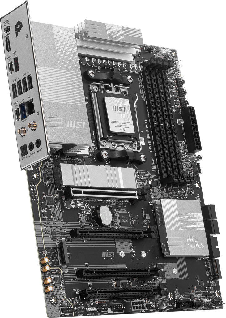 MSI PRO B850-P WiFi Motherboard, socket AM5, AMD B850, ATX, DDR5 image number 4