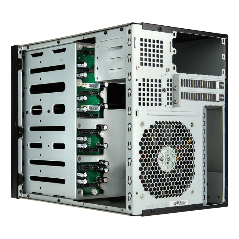 SilverStone SST-DS380B External 8x 3,5 Zoll SATA, 4x 2,5 Zoll