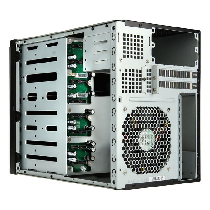SilverStone SST-DS380B External 8x 3,5 Zoll SATA, 4x 2,5 Zoll - schwarz image number 3